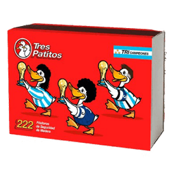 Tres Patitos fosforos x 222u